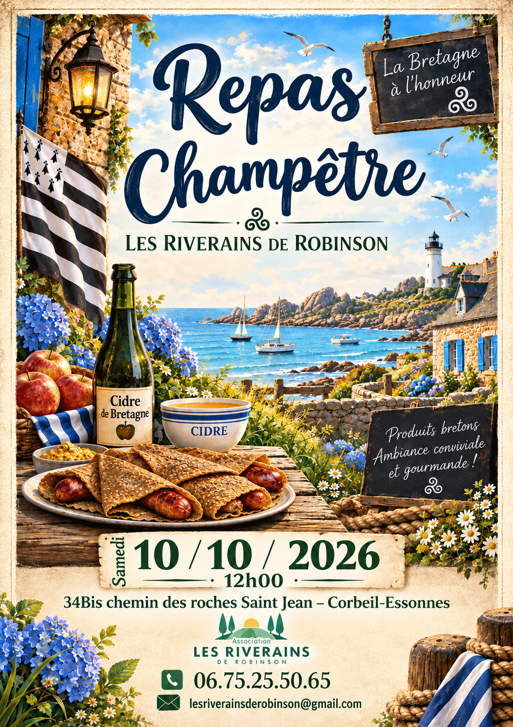 Affiche Repas Champêtre 2026